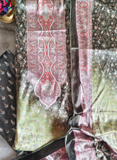Winter Wear - Velvet Digital Printed Unstitched Suit